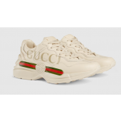 Sneaker Rhyton in pelle con logo Gucci,  Size 35-46