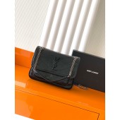 Niki Baby In Pelle Vintage-Nero