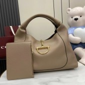 Gucci Gucci Softbit Maxi shoulder bag-Taupe
