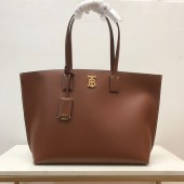 Burberry Monogram Motif Leather Medium Tote