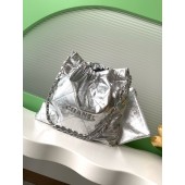 Chanel 22 Small Handbag -Silver