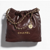 Chanel 22 Medium Handbag-Dark brown  