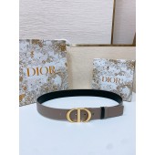 Cintura reversibile Dior 3.4cm