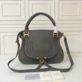 Borsa media Chloe Marcie-Dark grey