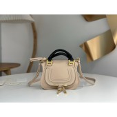 Mini borsa Chloe Marcie-Beige