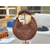 Chloe Summer Banana Hobo bag in Raffia
