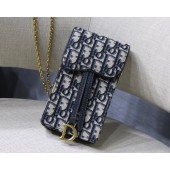  Dior oblique mini pochette