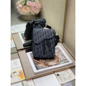  Dior oblique Saddle mini messenger 