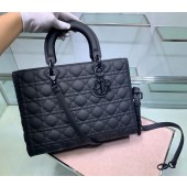 Pelle di vitello Cannage ultraopaca Borsa Grande Lady Dior