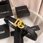 Cintura in pelle dolce Gabbana 4.0 cm