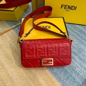 Fendi Baguette Medium Leather Bag 