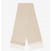 Fendi Wool and Cashmere FF Scarf