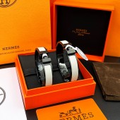 Hermes Clic Matte Bangle-White