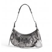 Balenciaga Le Cagole Borsa a tracolla piccola-Silver
