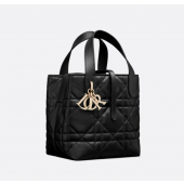 Small Dior Toujours Vertical Tote Bag-Black