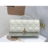 Lady Dior Top Handle Clutch 