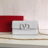 Valentino Portafoglio Con Catena Vlogo in Pelle