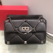 Valentino Borsa a Spalla Roman in Nappa - Media / Grande