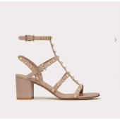 Valentino Rockstud Calfskin sandal 6cm, Size 35-41