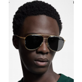 Z2625U  LV Super Vision Metal Pilot Sunglasses