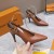 LV Slingback Pumps, Heel 9.5cm  Size 35-41