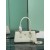 Borsa Prada Galleria medium in pelle-White