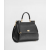 Authentic quality- Dolce Gabbana Medium Sicily Handbag in in Dauphine leather -Black