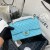 Chanel Medium Flap Handbag in Lambskin-Light blue
