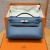 Hermes Kelly Pochette in Swift Leather-Blue de presse
