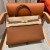 Hermes Kelly 32cm in Togo leather-Brown