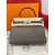 Hermes Kelly 32cm in Togo leather-Etain