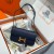 Hermes Constance Elan Shoulder Bag in Epsom Leather-Navy blue