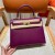 Hermes Kelly 25 / 28  in Epsom Leather-Anemone