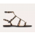 Valentino Rockstud calfskin flat sandal  , Size 35-41