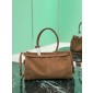 Prada Cocoa Brown Large suede handbag