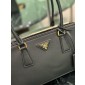 Borsa Prada Galleria medium in pelle-Black