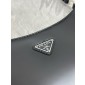 Borsa a spalla Prada Cleo in pelle spazzolata-Black