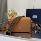 Prada Borsa a spalla in pelle-Camel