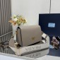 Prada Borsa a spalla in pelle-Grey