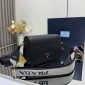 Prada Borsa a spalla in pelle-Black
