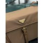 Borsa Prada Explore large in Re-Nylon con pattina-Brown