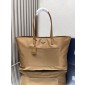 Borsa shopping Prada Re-Edition 1978 large in Re-Nylon e Saffiano-Brown