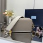 Borsa Prada a tracolla small in pelle-Argilla
