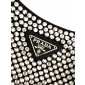 Borsa Prada Re-Edition 2005 in raso con cristalli