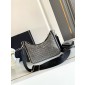 Borsa Prada Re-Edition 2005 in raso con cristalli