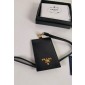 Prada Saffiano Leather Badge Holder