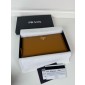Prada Large Saffiano Leather Wallet-Caramel 