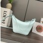 Loewe Mini Hammock Hobo in Classic Calfskin-Frozen blue