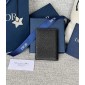 Dior Vertical Bifold Card Holder 