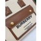 Burberry Mini Freya Tote -Natural /Tan 